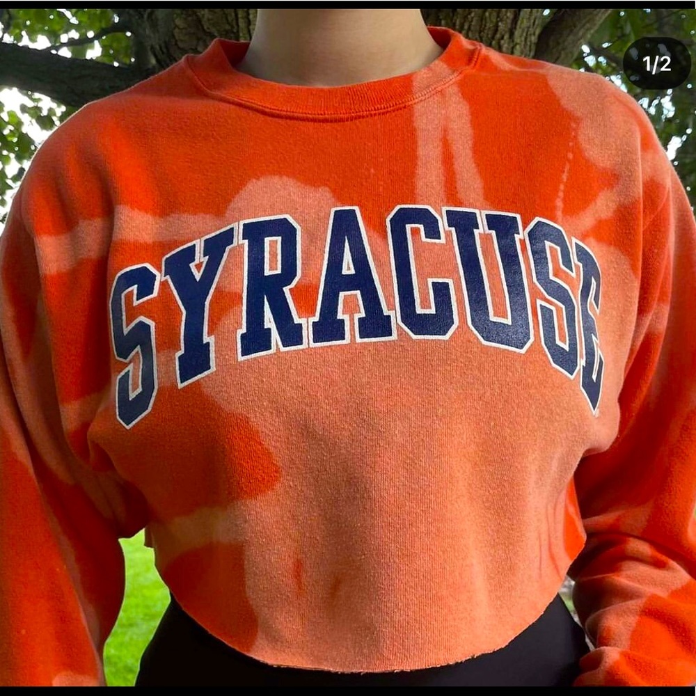 SYRACUSE cropped hoodie